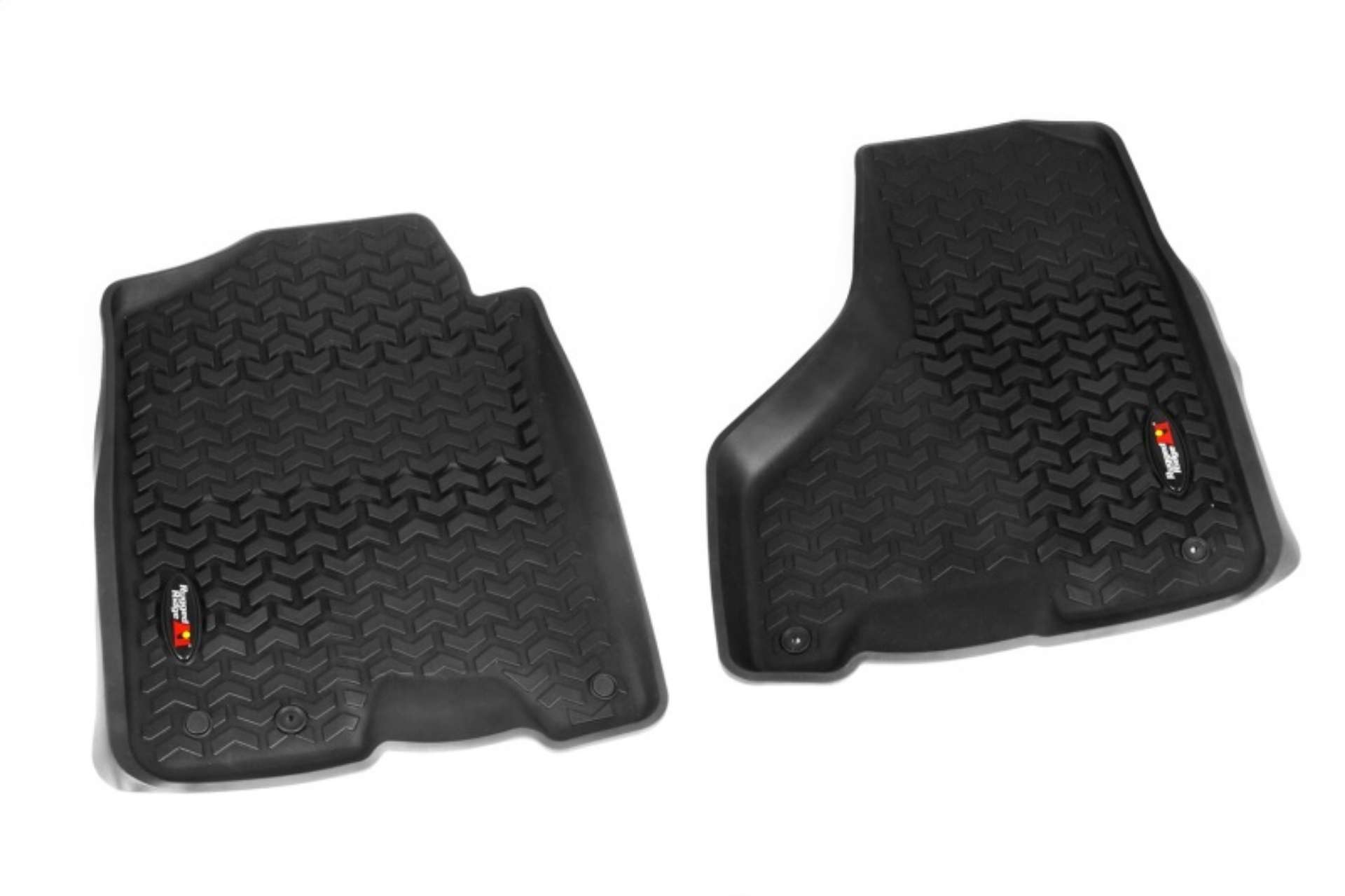 Picture of Rugged Ridge Floor Liner Front Black 2009-2018 Dodge Ram 1500 - 2500 - 3500 Crew Cab