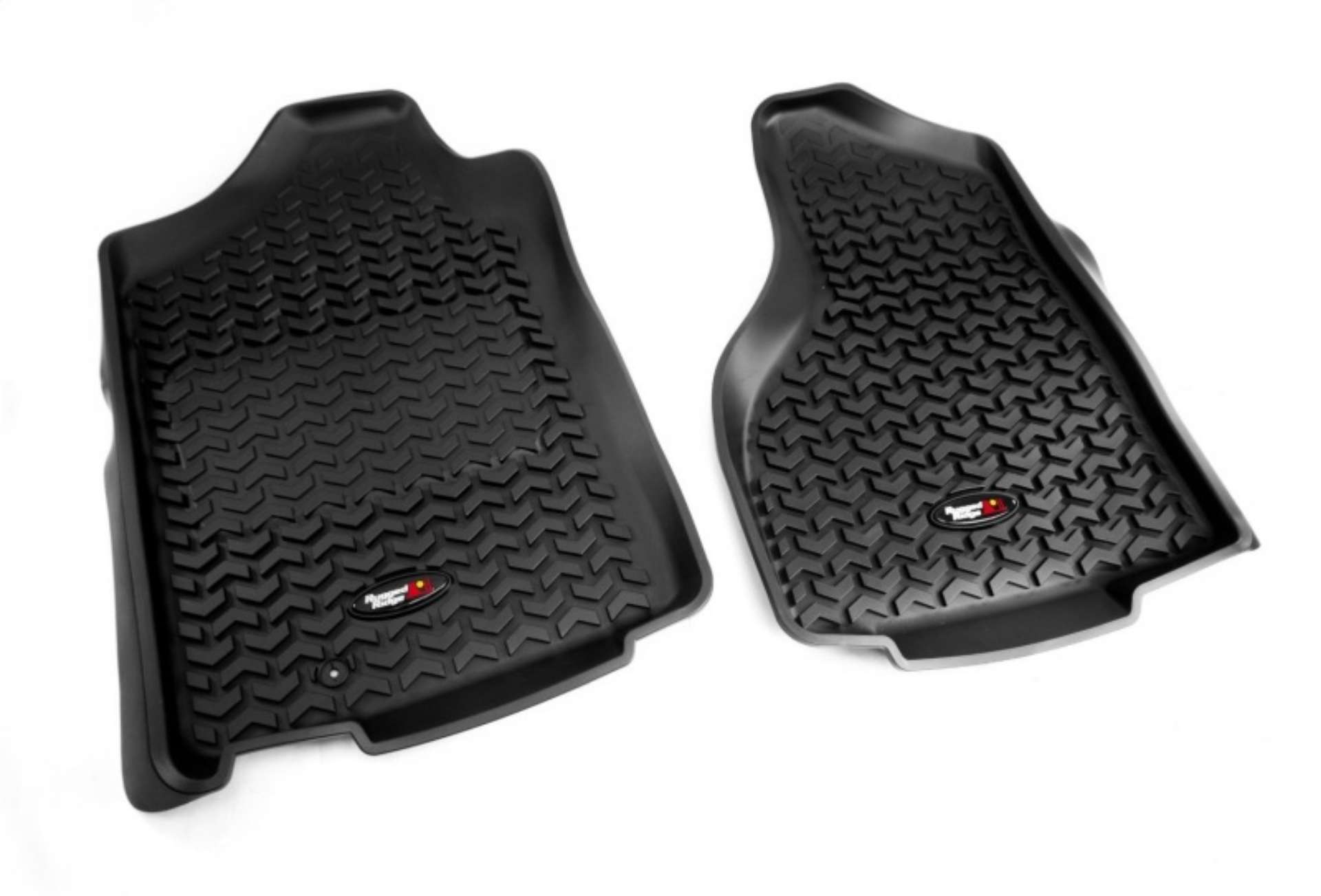 Picture of Rugged Ridge Floor Liner Front Black 2012-2016 Ford F-250 - F-350 Regular - Extended