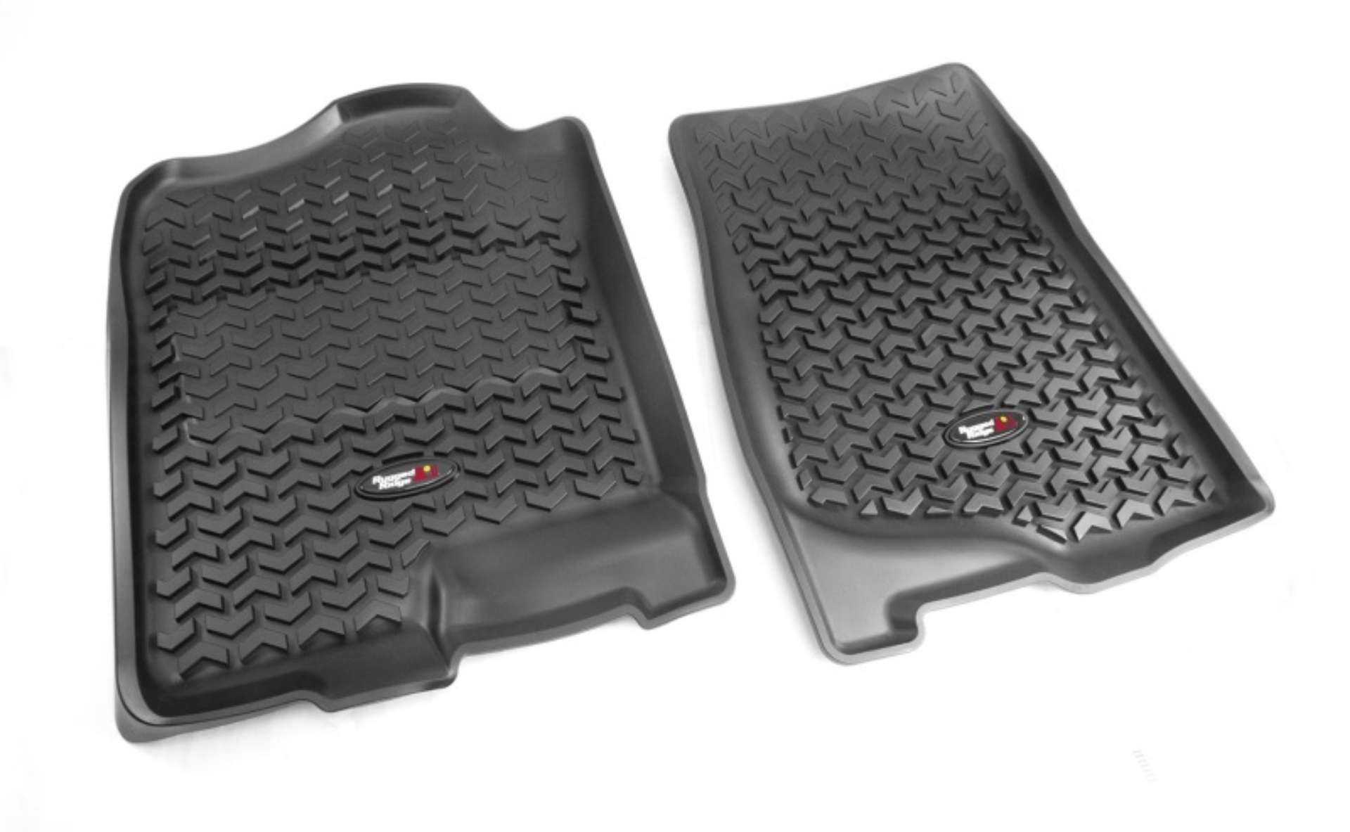 Picture of Rugged Ridge Floor Liner Front Black 2007-2013 Chevrolet Silverado - GMC Sierra 1500