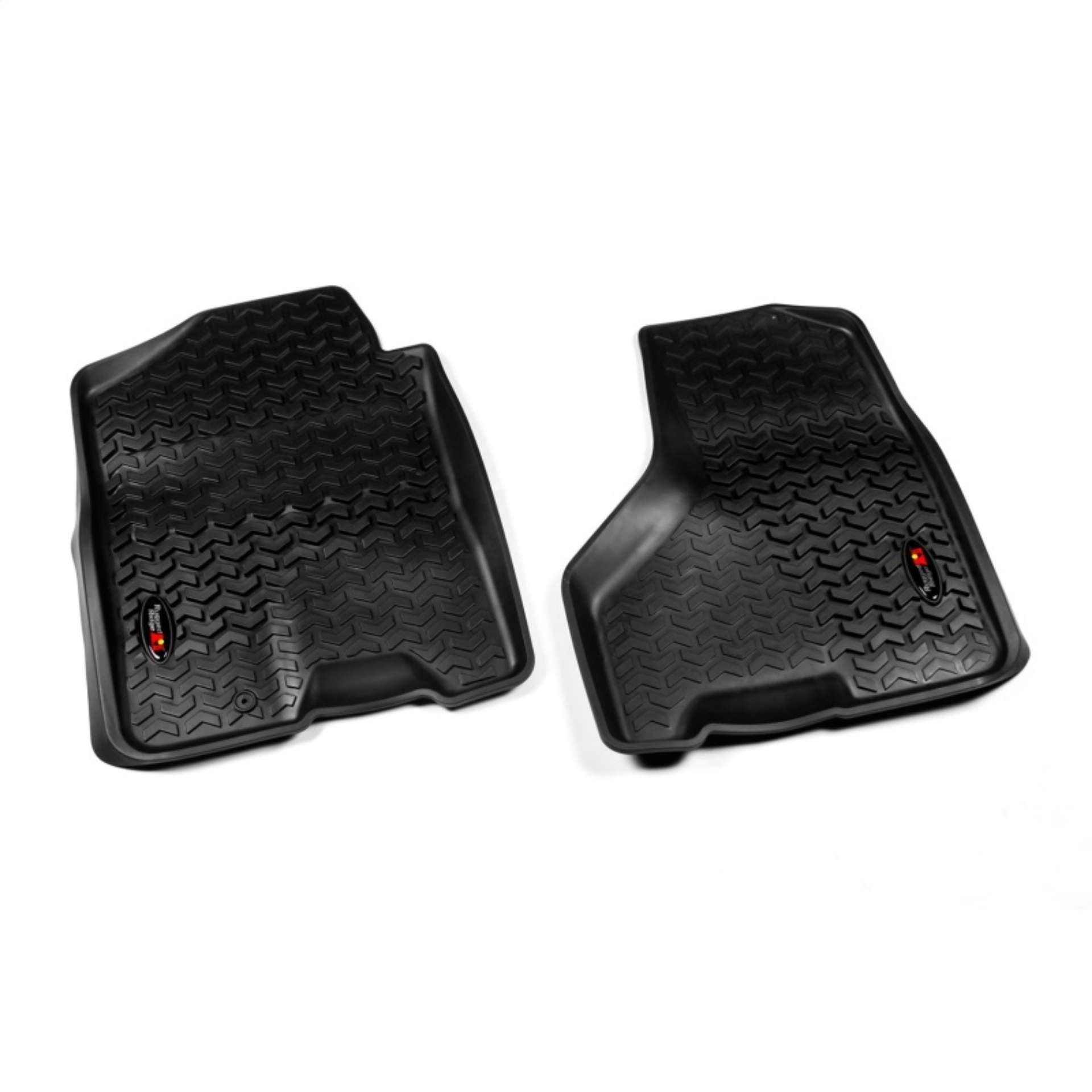 Picture of Rugged Ridge Floor Liner Front Black 2009-2011 Dodge Ram 1500 - 2500 - 3500 Crew Cab