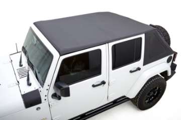 Picture of Rugged Ridge 07-18 Jeep Wrangler JKU 4 Dr Black Diamond Stitch Cloth Voyager Top