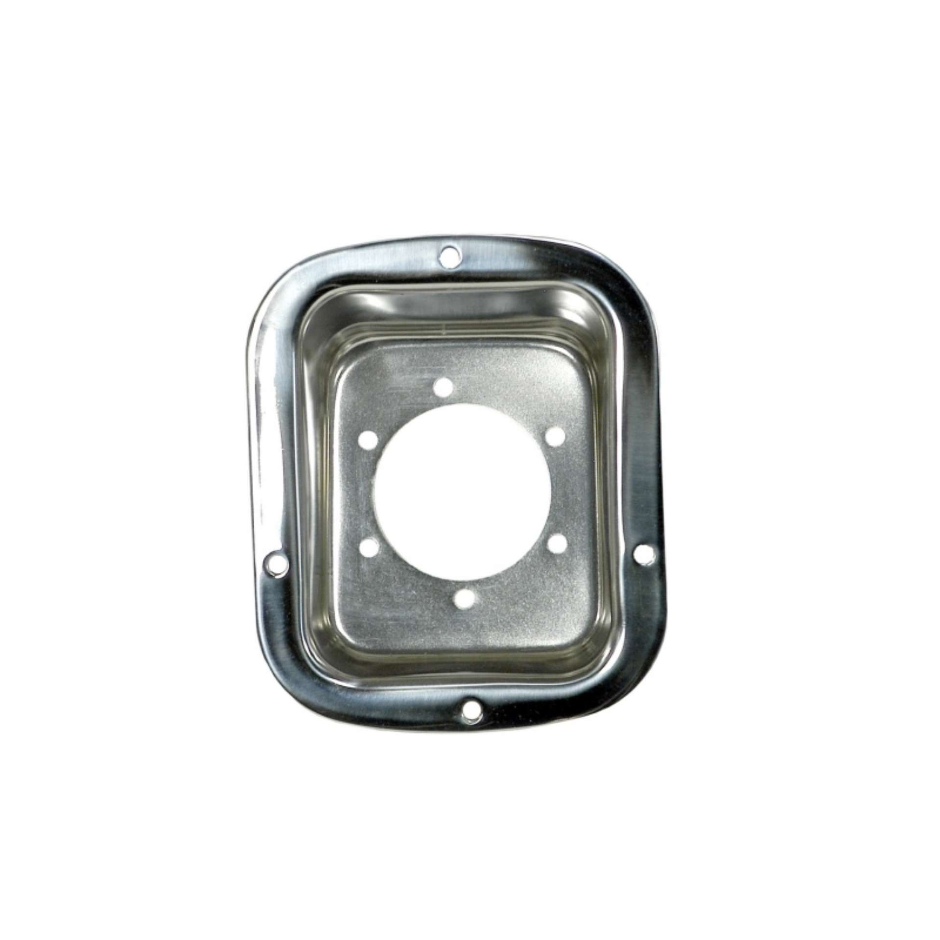 Picture of Rugged Ridge 76-95 Jeep CJ - Jeep Wrangler YJ Stainless Steel Fuel Filler Bezel