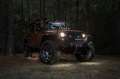 Picture of Rugged Ridge 07-18 Jeep Wrangler JK White 4-Piece LED Rock Light Kit w- Harness