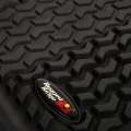 Picture of Rugged Ridge Floor Liner Front-Rear-Cargo Black 18-21 Jeep Wrangler JL 4 Dr Excl- 4XE Models