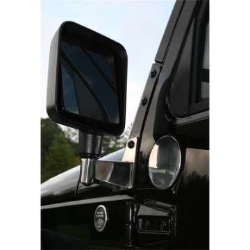 Picture of Rugged Ridge 07-18 Jeep Wrangler JK Stainless Steel Mirror Relocation Brackets