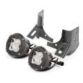 Picture of Rugged Ridge 97-06 Jeep Wrangler TJ Round Cube Windshield LED Kit w- Brackets