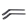 Picture of Rugged Ridge Aluminum Grab Handles Rear Pair Black 07-18 Jeep Wrangler JK-JKU