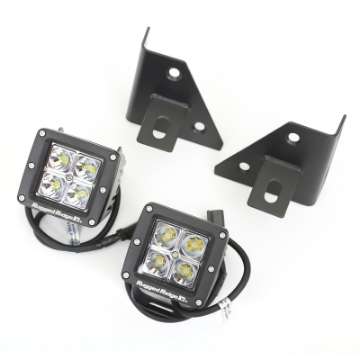 Picture of Rugged Ridge 76-95 Jeep Wrangler CJ-YJ Square Windshield LED Kit w- Brackets