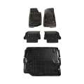 Picture of Rugged Ridge Floor Liner Kit Black F-R-Full Cargo 18-20 Jeep Wrangler JL 2Dr