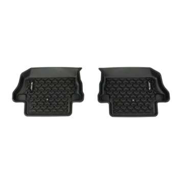 Picture of Rugged Ridge Floor Liner Kit Black F-R-Full Cargo 18-20 Jeep Wrangler JL 2Dr