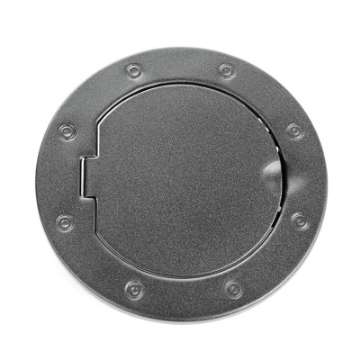 Picture of Rugged Ridge 07-18 Jeep Wrangler JK Textured Black Non-Locking Gas Cap Door