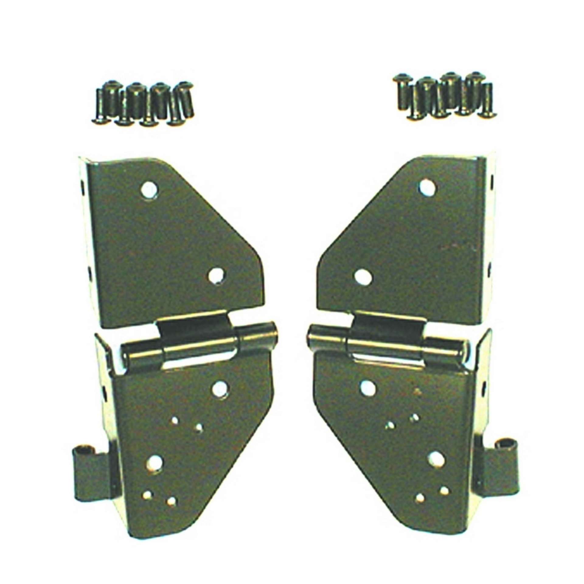 Picture of Rugged Ridge 76-86 Jeep CJ - 87-95 Jeep Wrangler YJ Black Windshield Hinges