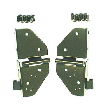 Picture of Rugged Ridge 76-86 Jeep CJ - 87-95 Jeep Wrangler YJ Black Windshield Hinges