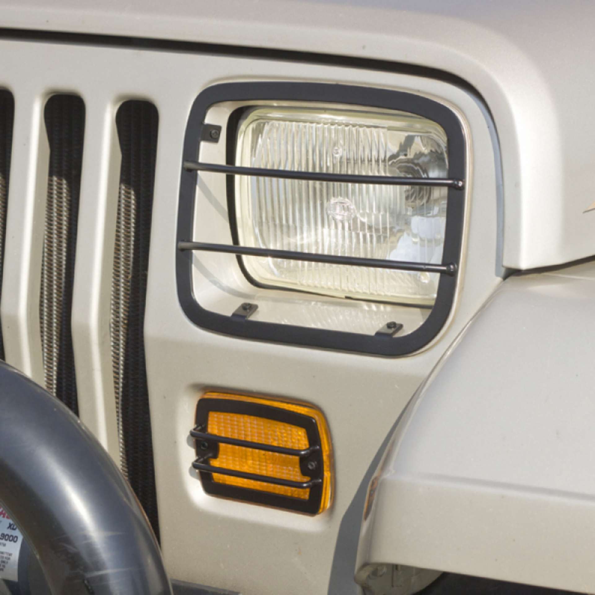 Picture of Rugged Ridge 87-95 Jeep Wrangler YJ Headlight & Turn Signal Euro Guard Set