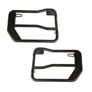 Picture of Rugged Ridge Fortis Front Tube Doors with Mirrors 18-23 Jeep Wrangler JL-JT