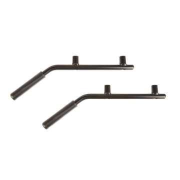 Picture of Rugged Ridge Steel Grab Handles Rear Pair Black 07-18 Jeep Wrangler JK -JKU