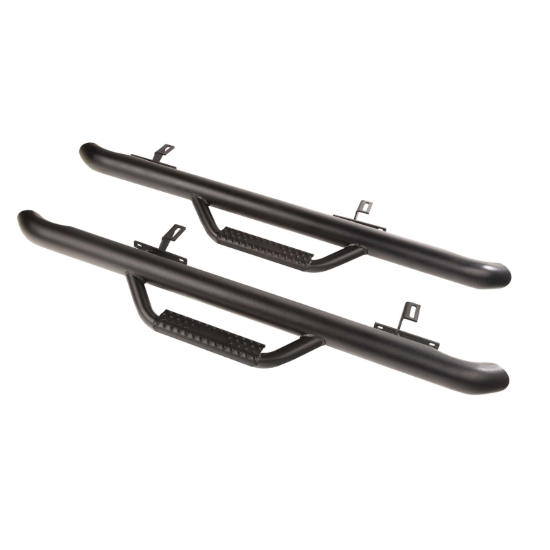 Picture of Rugged Ridge Spartan Nerf Bar Textured Black 18-20 Jeep Wrangler JL 2 Door