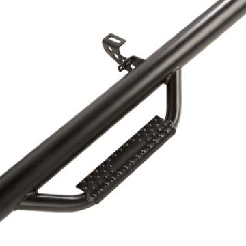 Picture of Rugged Ridge Spartan Nerf Bar Textured Black 18-20 Jeep Wrangler JL 4 Door