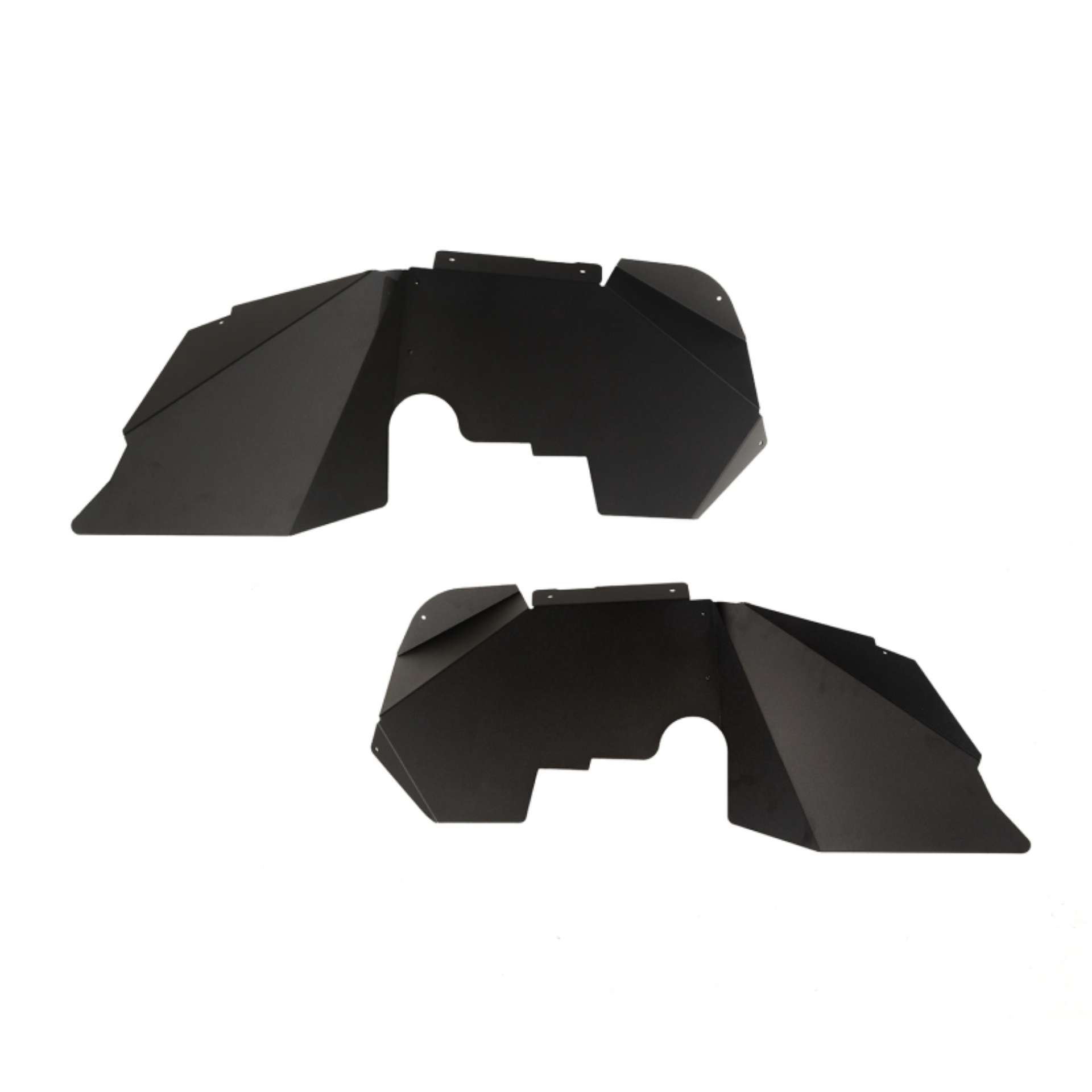 Picture of Rugged Ridge Aluminum Fender Liners Front Black 07-18 Jeep Wrangler JK-JKU