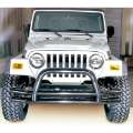 Picture of Rugged Ridge 3-In Dbl Tube Front Bumper w- Hoop 76-06 CJ - Jeep Wrangler