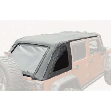 Picture of Rugged Ridge Bowless Soft Top Black Diamond 4-Door 07-18 Jeep Wrangler JK