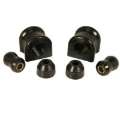 Picture of Rugged Ridge Front Swaybar Bushing Kit Black 30-5mm 97-06 Jeep Wrangler