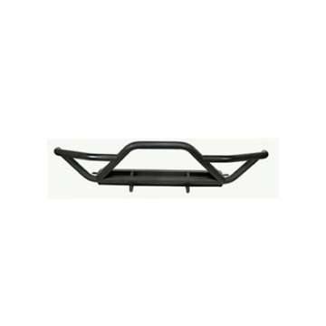 Picture of Rugged Ridge RRC Front Bumper w- Grille Guard Black 87-06 Jeep Wrangler