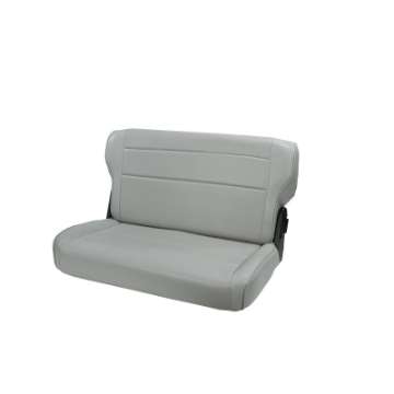 Picture of Rugged Ridge Fold & Tumble Rear Seat Gray 76-95 Jeep CJ - Jeep Wrangler