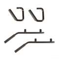 Picture of Rugged Ridge Steel Grab Handles F-R Kit Black 07-18 Jeep Wrangler JK-JKU