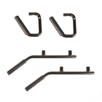 Picture of Rugged Ridge Steel Grab Handles F-R Kit Black 07-18 Jeep Wrangler JK-JKU