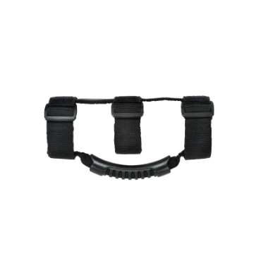 Picture of Rugged Ridge Steel Grab Handles F-R Kit Black 07-18 Jeep Wrangler JK-JKU