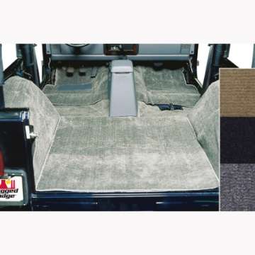 Picture of Rugged Ridge Deluxe Carpet Kit Gray 76-95 Jeep CJ - Jeep Wrangler Models