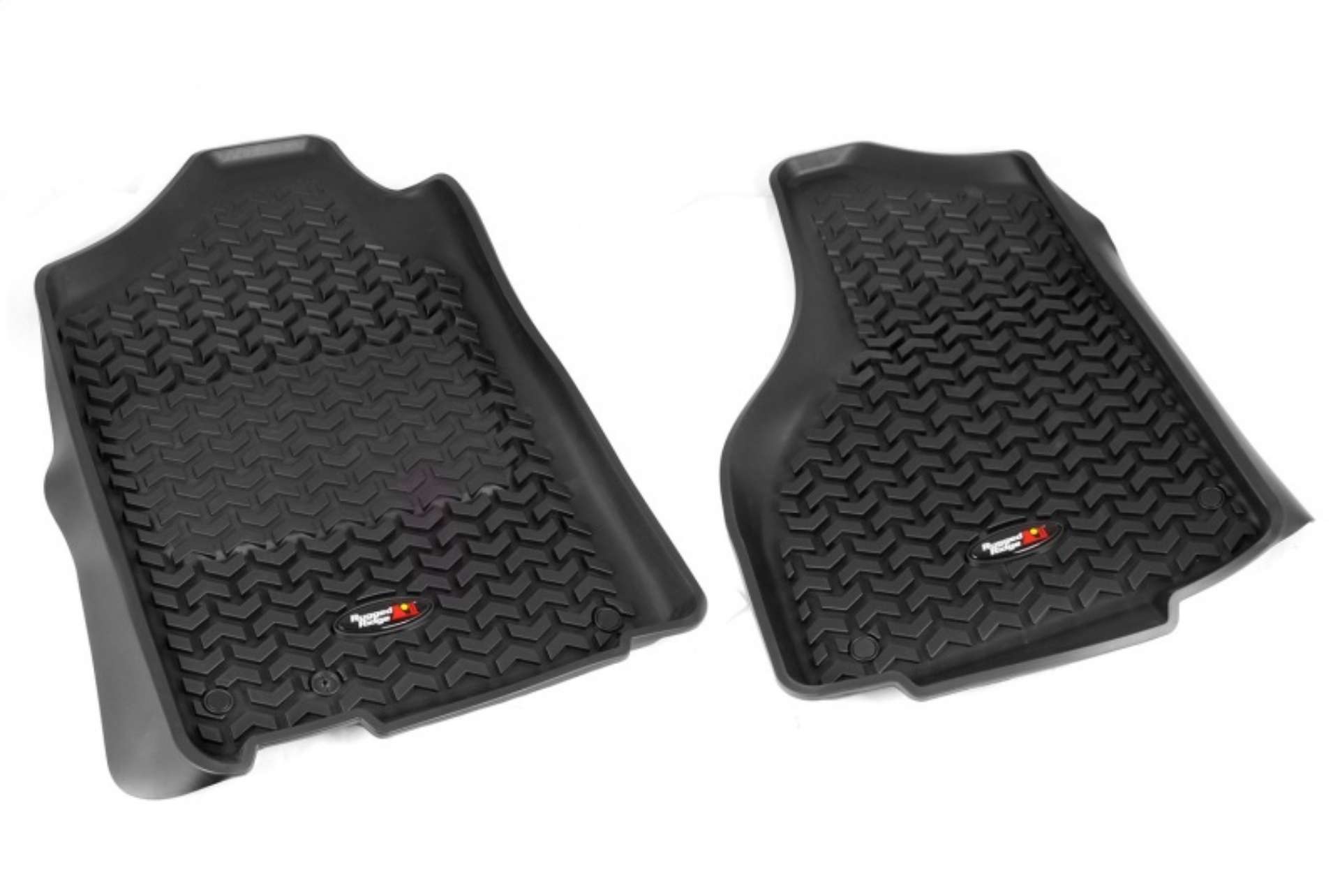 Picture of Rugged Ridge Floor Liner Front Black 2012-2018 Dodge Ram 1500 Quad Cab