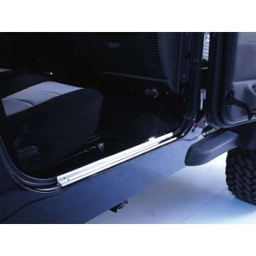 Picture of Rugged Ridge 97-06 Jeep Wrangler TJ Stainless Steel Door Entry Guards