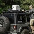 Picture of Rugged Ridge Roof Rack with Basket 18-20 Jeep Wrangler JL 4Dr Hardtops