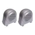 Picture of Rugged Ridge 07-10 Jeep Wrangler JK Silver Tweeter Speaker Enclosures