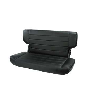 Picture of Rugged Ridge Fold&Tumble Rear Seat Black Denim 97-02 Jeep Wrangler TJ