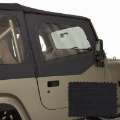 Picture of Rugged Ridge Upper Soft Door Kit Black Diamond 88-95 Jeep Wrangler YJ