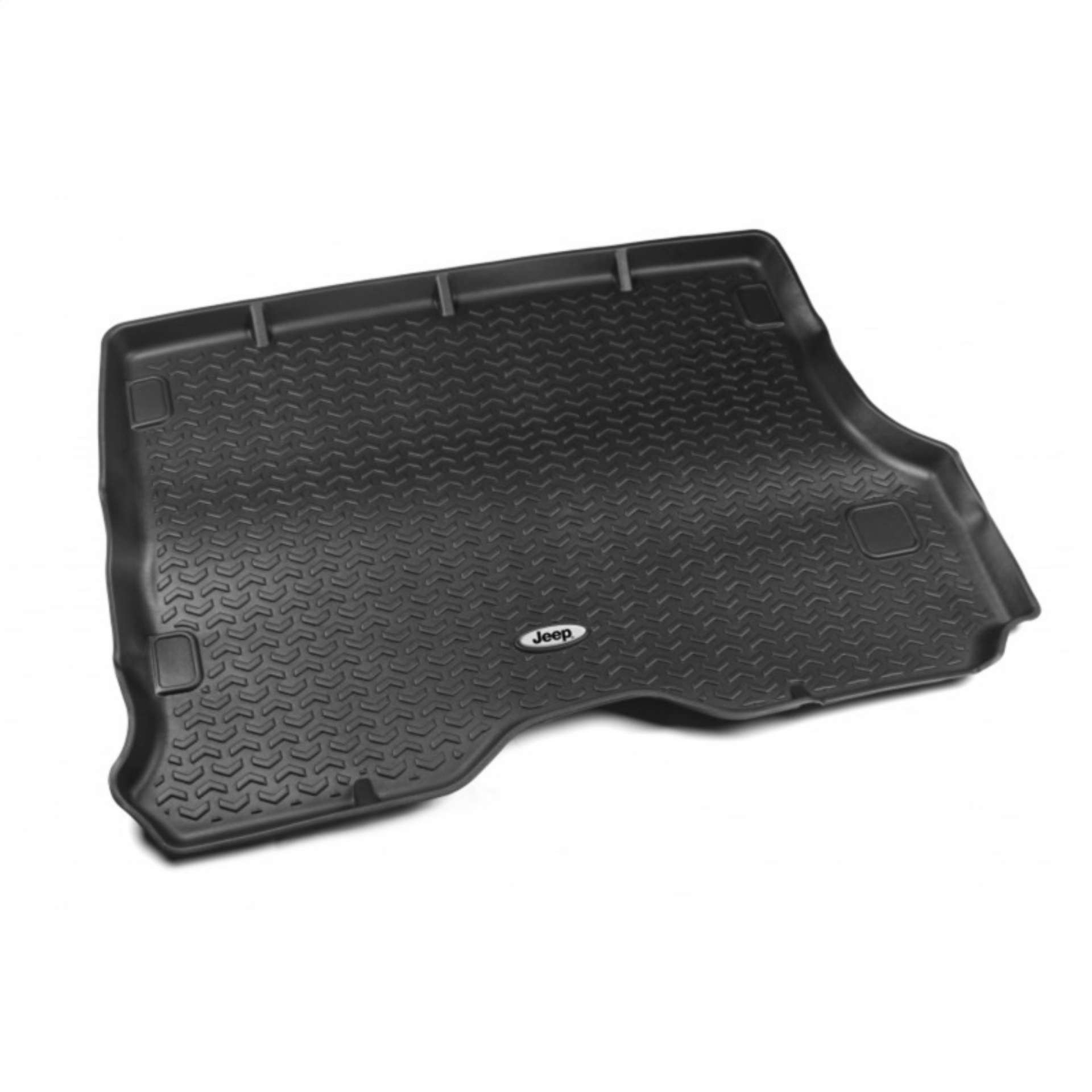 Picture of Rugged Ridge Floor Liner Cargo Black 1984-2001 Jeep Logo Cherokee XJ