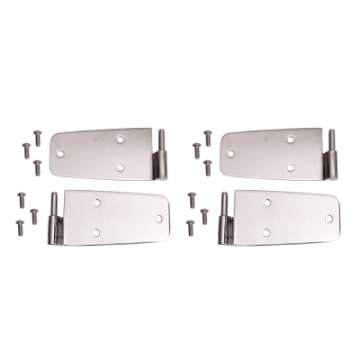 Picture of Rugged Ridge 76-93 Jeep CJ - Jeep Wrangler Stainless Door Hinge Kit