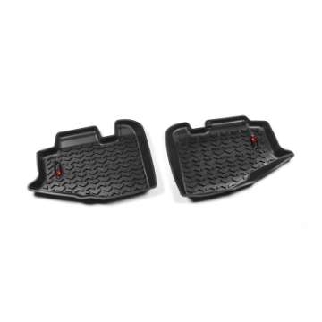 Picture of Rugged Ridge Floor Liner Rear Black 1997-2006 Jeep Wrangler TJ - LJ