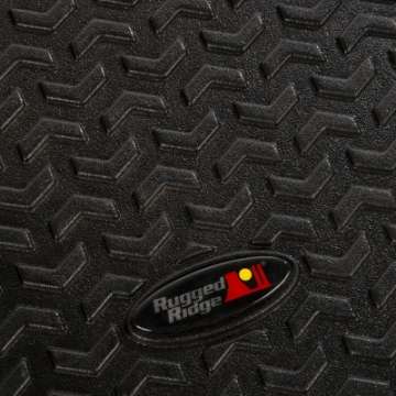 Picture of Rugged Ridge Floor Liner Cargo Black 18-21 Jeep Wrangler JL 4 Dr Excl- 4XE Models