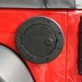 Picture of Rugged Ridge Locking Gas Cap Door Black Alum 07-18 Jeep Wrangler JK