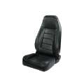 Picture of Rugged Ridge High-Back Front Seat Reclinable Black 76-02 CJ&Wrangle