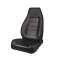 Picture of Rugged Ridge High-Back Front Seat Reclinable Black Denim 76-02 CJ&W