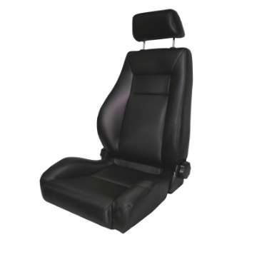 Picture of Rugged Ridge Ultra Front Seat Reclinable Black Denim 76-02 CJ&Wrang