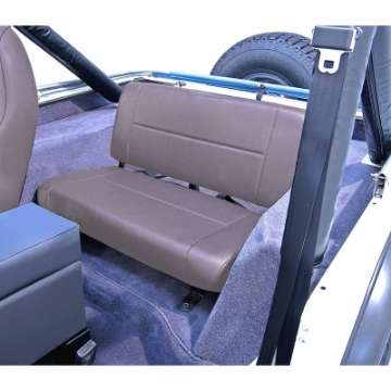 Picture of Rugged Ridge Standard Rear Seat Gray 55-95 Jeep CJ - Jeep Wrangler