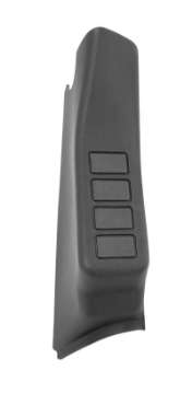 Picture of Rugged Ridge A-Pillar 4 Switch Pod Black RHD 11-18 Jeep Wrangler JK