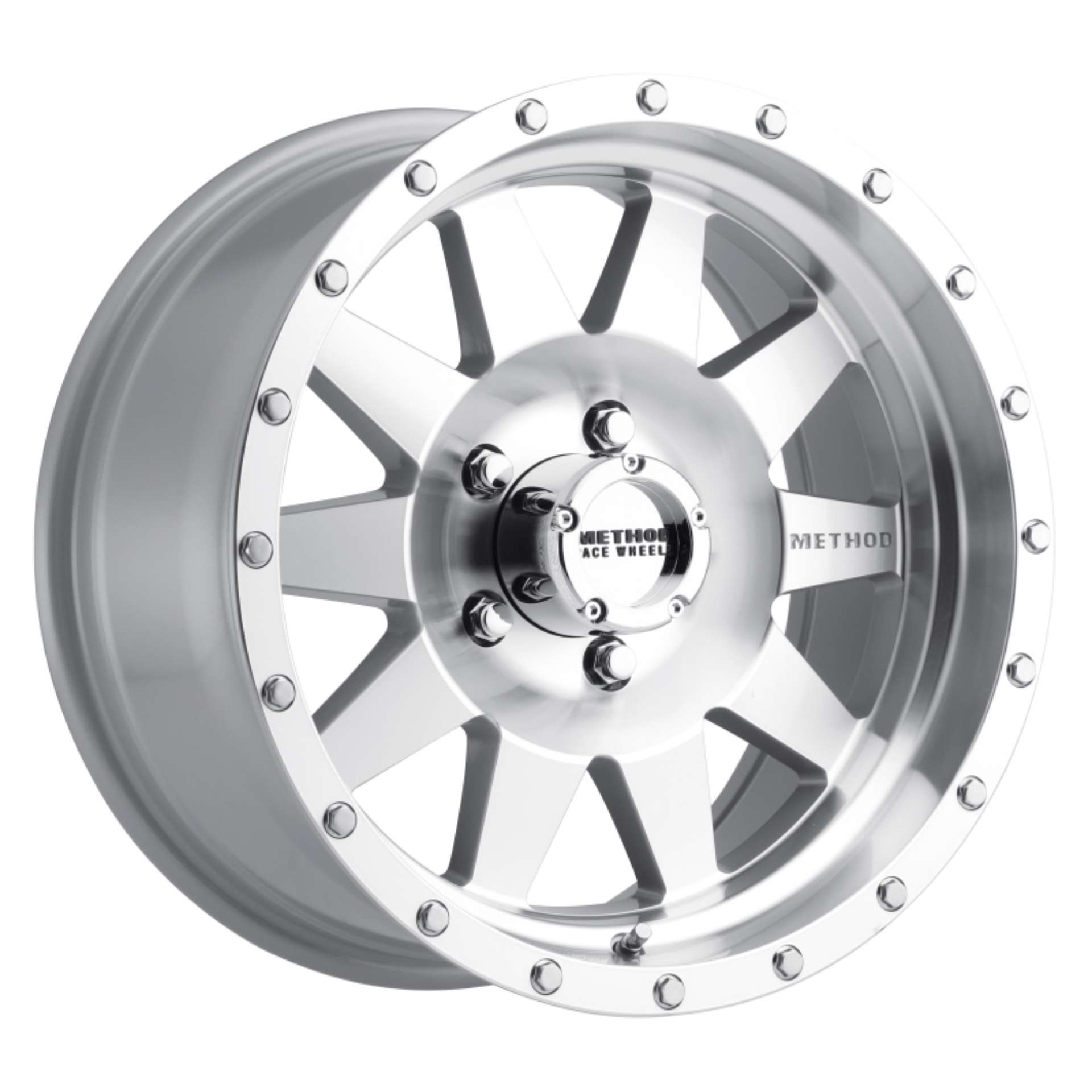 Picture of Method MR301 The Standard 15x7 -6mm Offset 5x4-5 83mm CB Machined-Clear Coat Wheel