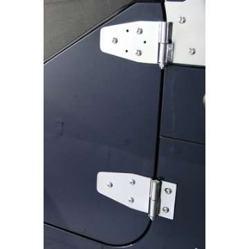 Picture of Rugged Ridge 94-95 Jeep Wrangler YJ Stainless Steel Door Hinge Kit